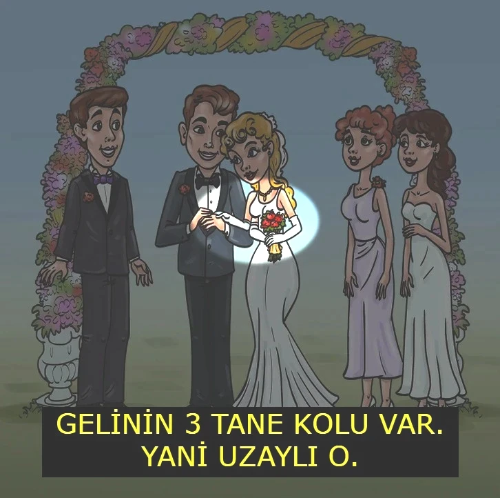 Düğün ortamında gizlenmiş uzaylıyı yalnızca dahi olanlar keşfedebiliyor - Resim : 5