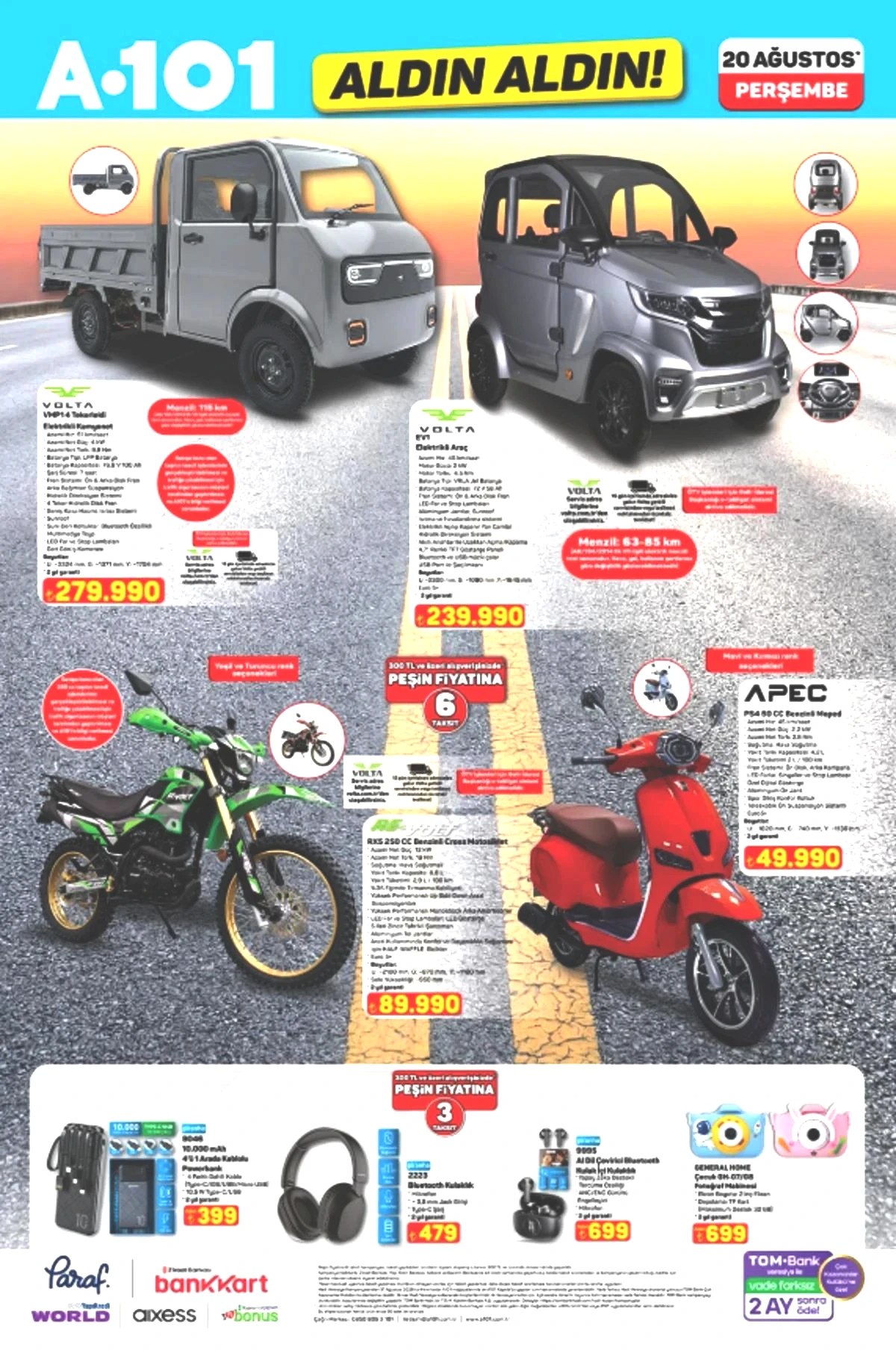 A101 e elektrikli araç geliyor! 20 Ağustos 2026 A101 Aldın Aldın kataloğu  6