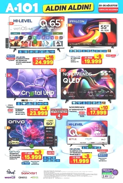 A101 AKTÜEL KATALOG 20 AĞUSTOS 2026 PERŞEMBE