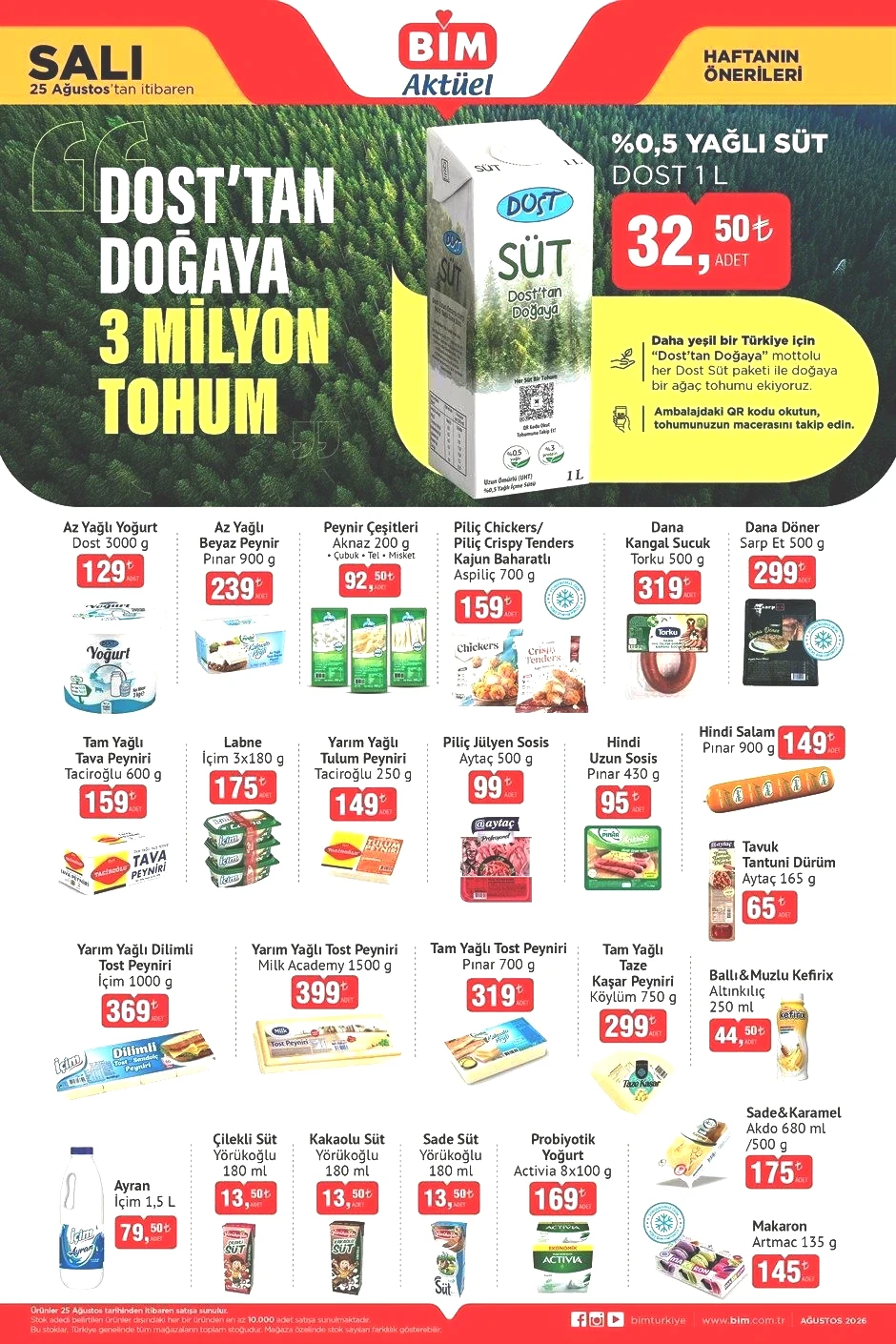 25 AĞUSTOS SALI BİM AKTÜEL KATALOĞU
