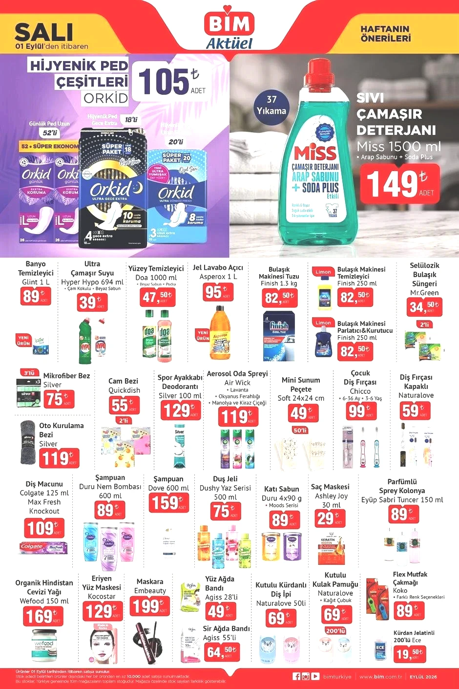 1 EYLÜL SALI BİM AKTÜEL ÜRÜNLER KATALOĞU 1 EYLÜL SALI BİM AKTÜEL ÜRÜNLER KATALOĞU